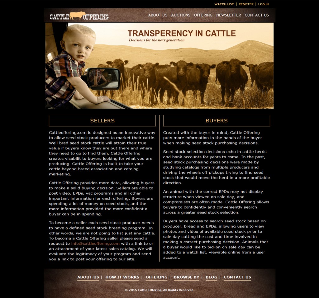 Cattle Offering - Portfolio