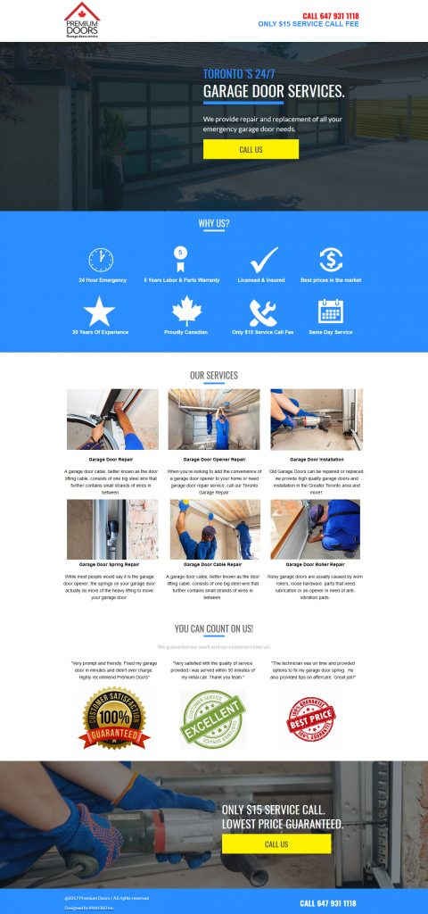 Garage Door Repair Portfolio