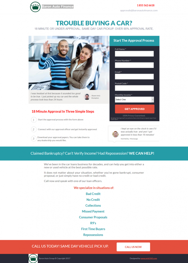 Baron Auto Finance Portfolio