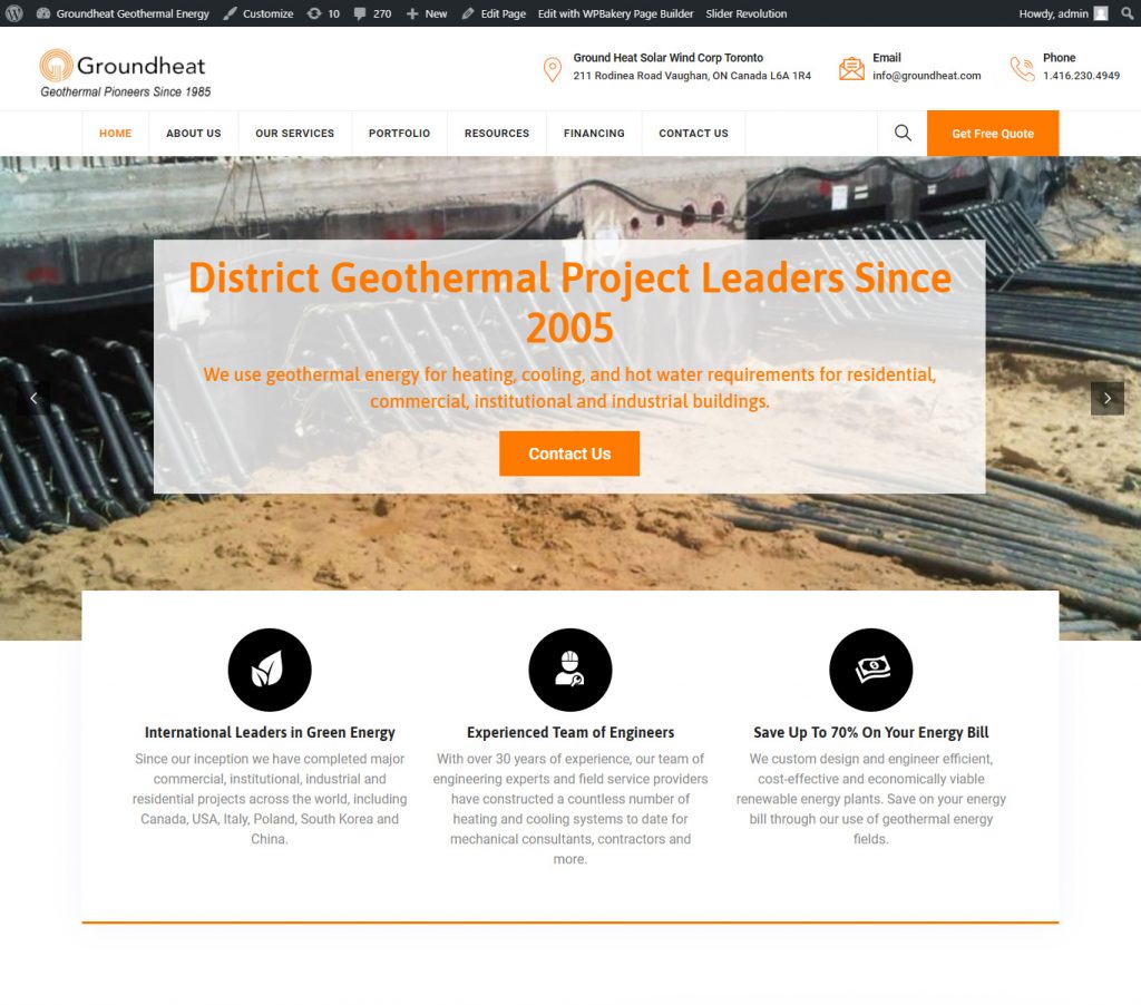 Portfolio of Groundheat by Mrkt360