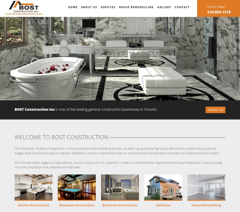 Mrk360 Portfolio of BOST CONSTRUCTION