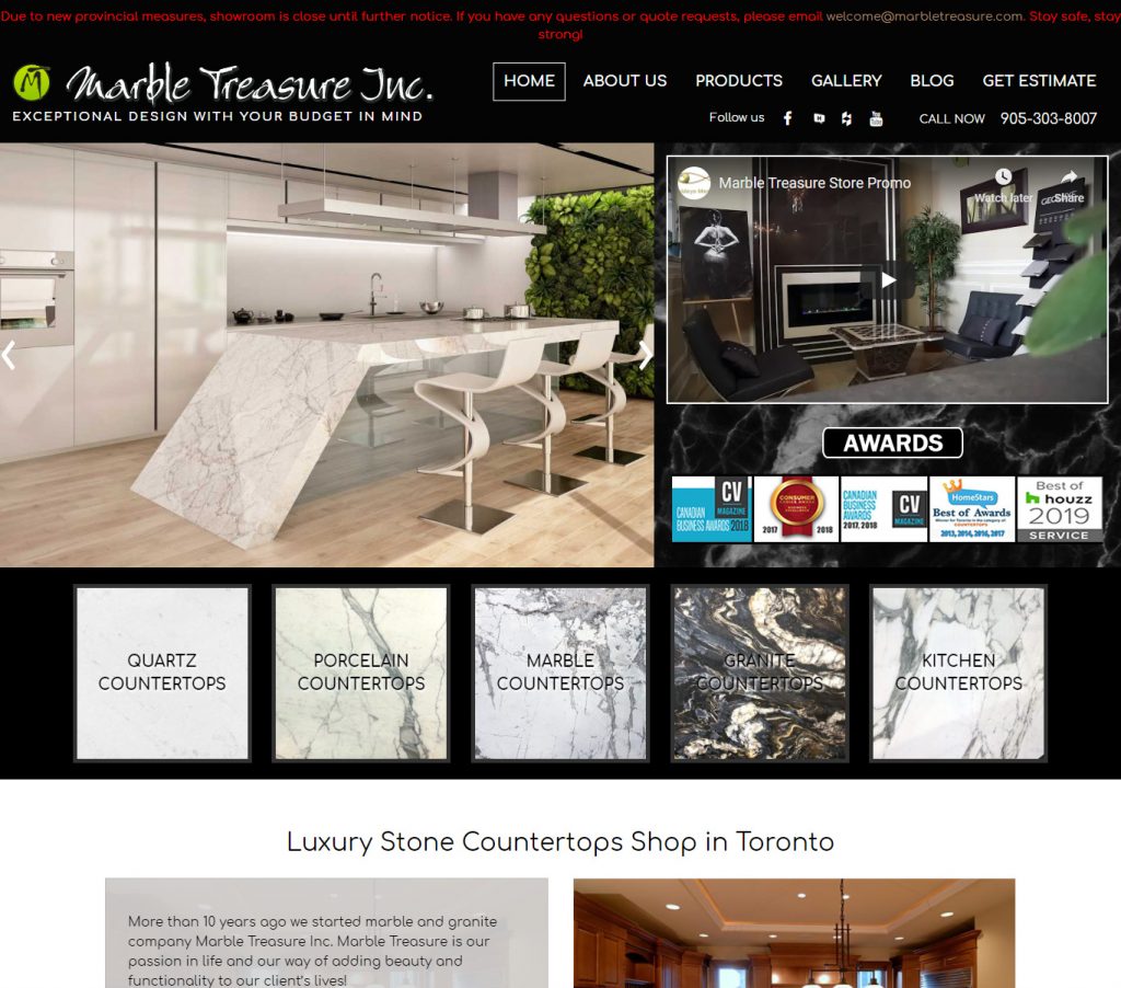 Mrkt360 Portfolio of Marble Treasure Inc.