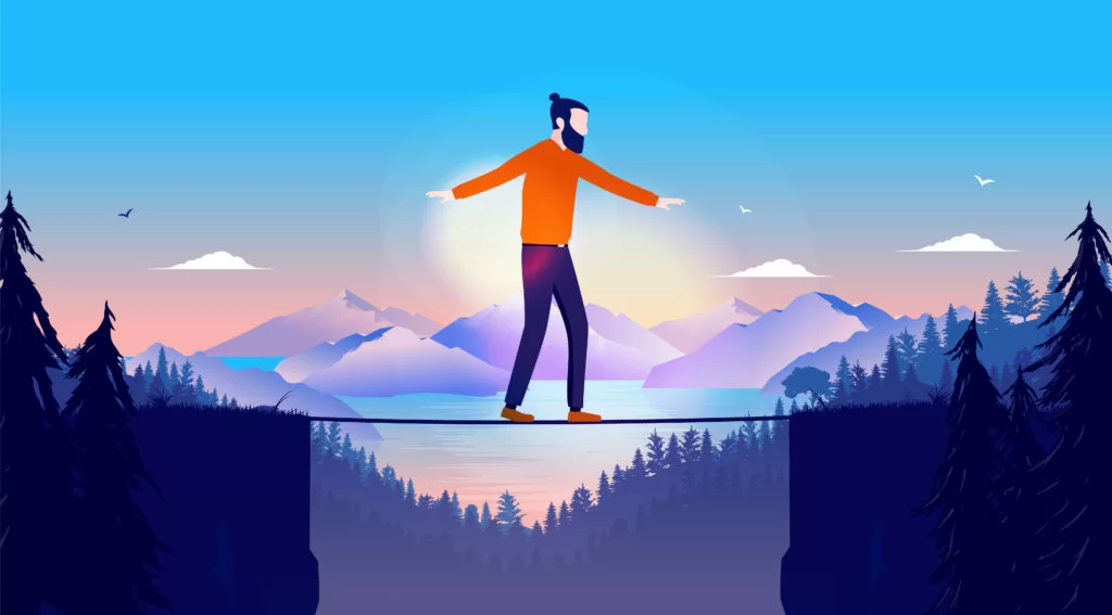 The Social Media Tightrope