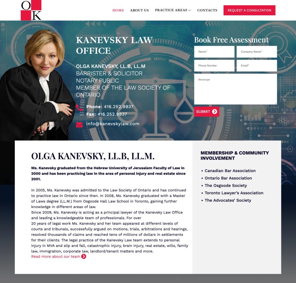 Portfolio of Kanevsky Law Office exterior view by Mrkt360