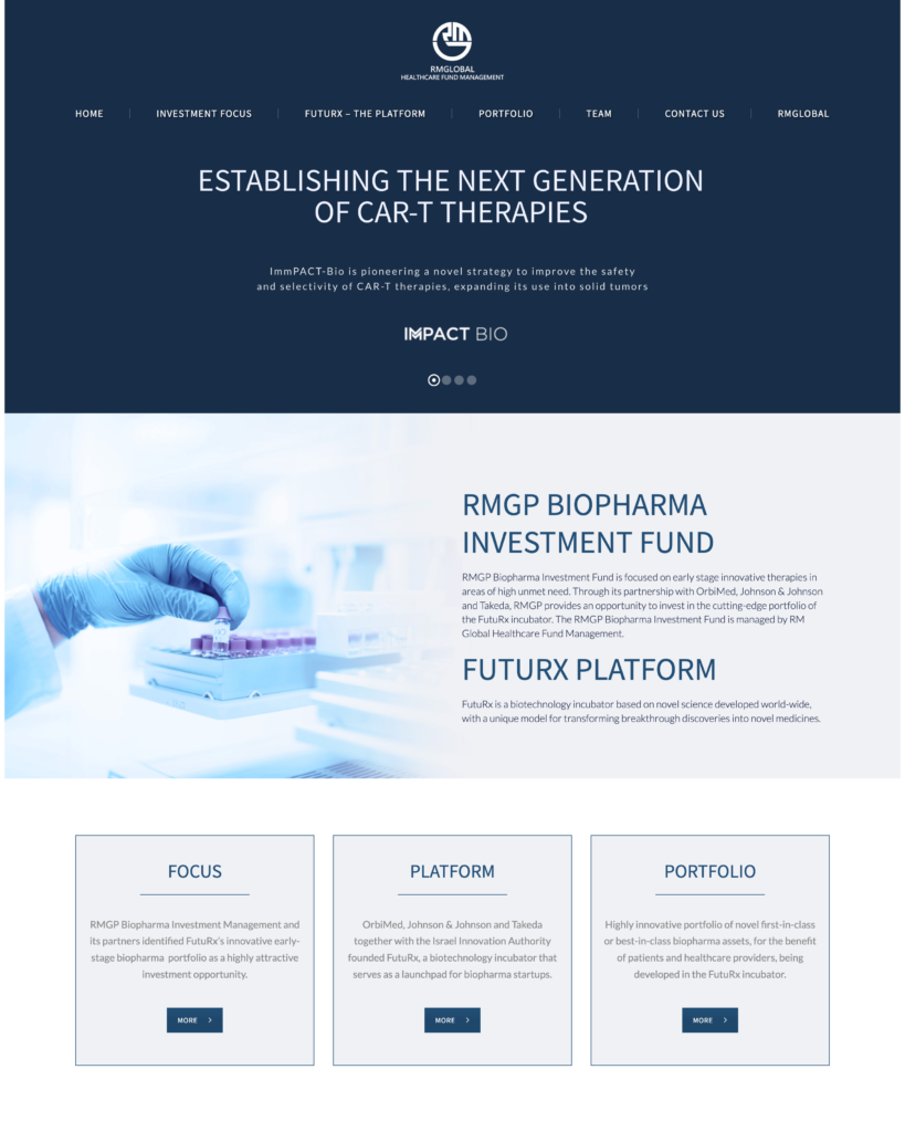 Mrk360 Portfolio of RMGP Biopharma Investment Fund