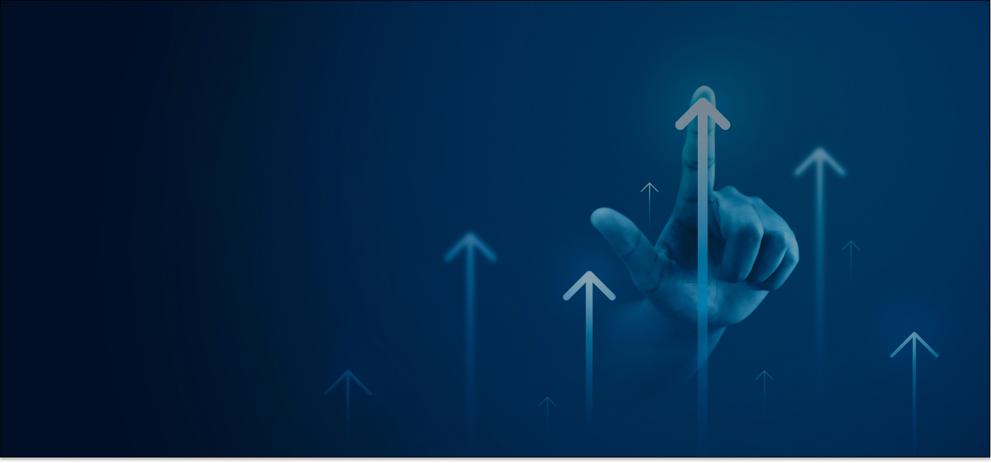 grow finger arrow up