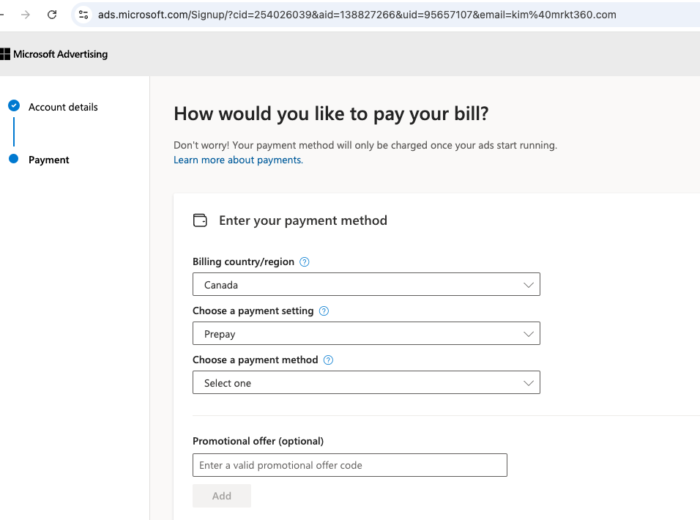 Microsoft Advertising Account Creation Guide Mrkt360