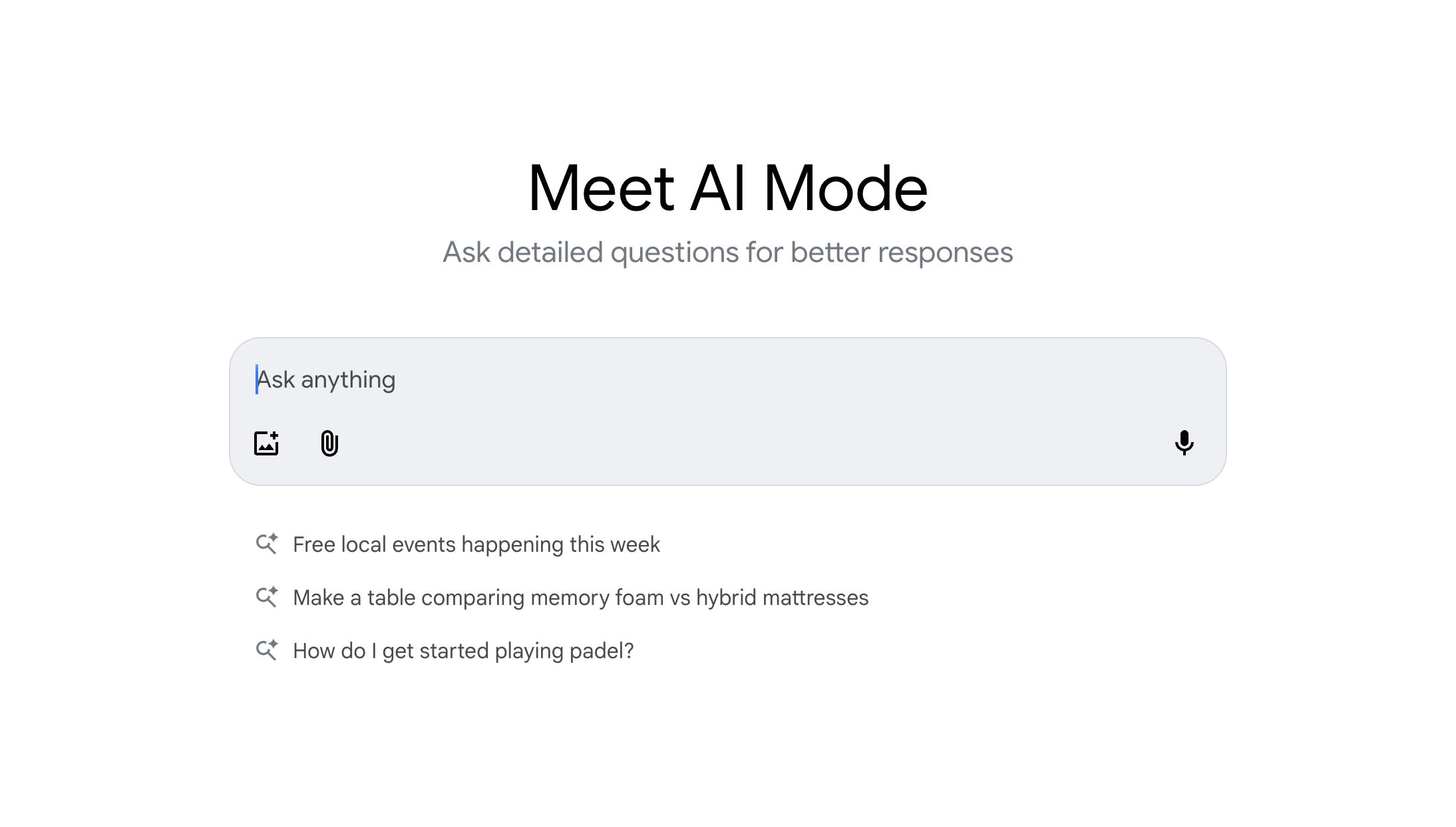 Google AI Mode Concept 