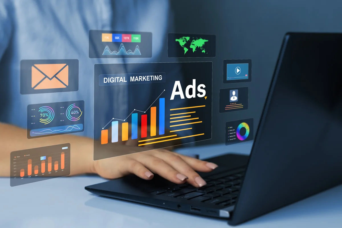 Campaign analytics dashboard visual