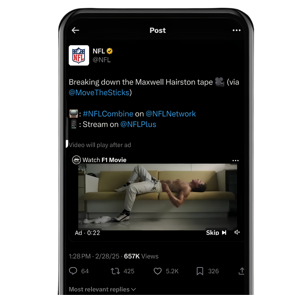 X NFL Post