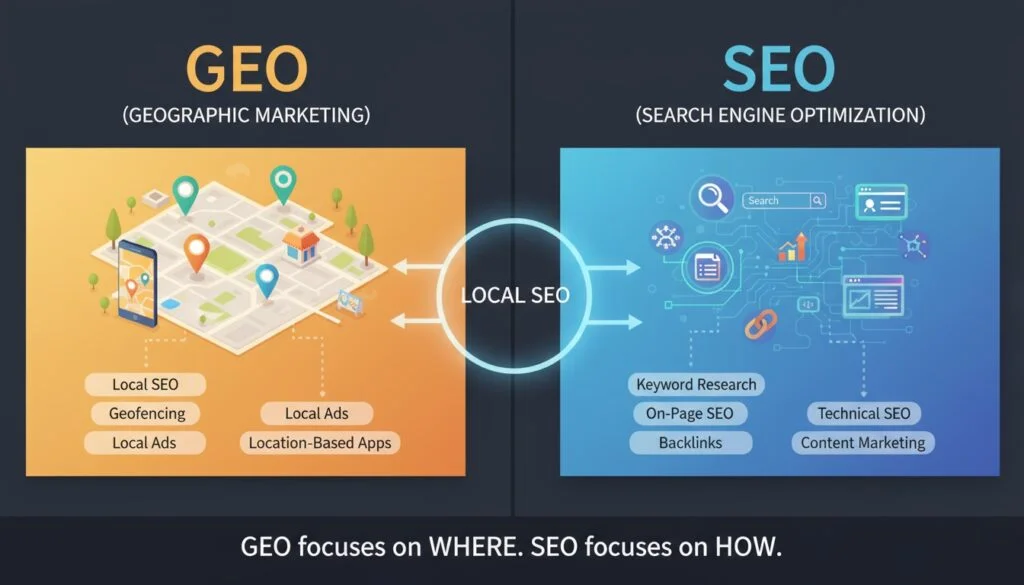 GEO vs SEO: Key Differences & Why You Need Both