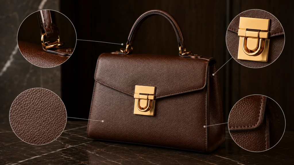 AI Image Generation for Ecommerce handbag prompt