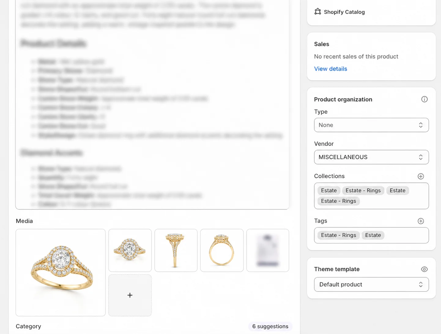 Jewelry Shopify Description