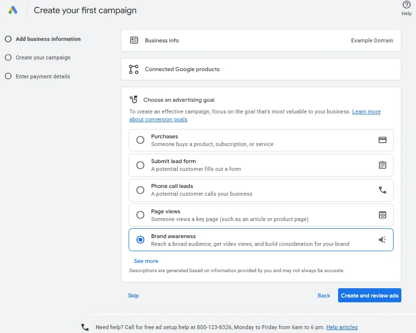 set up your Youtube Ads conversion tracking